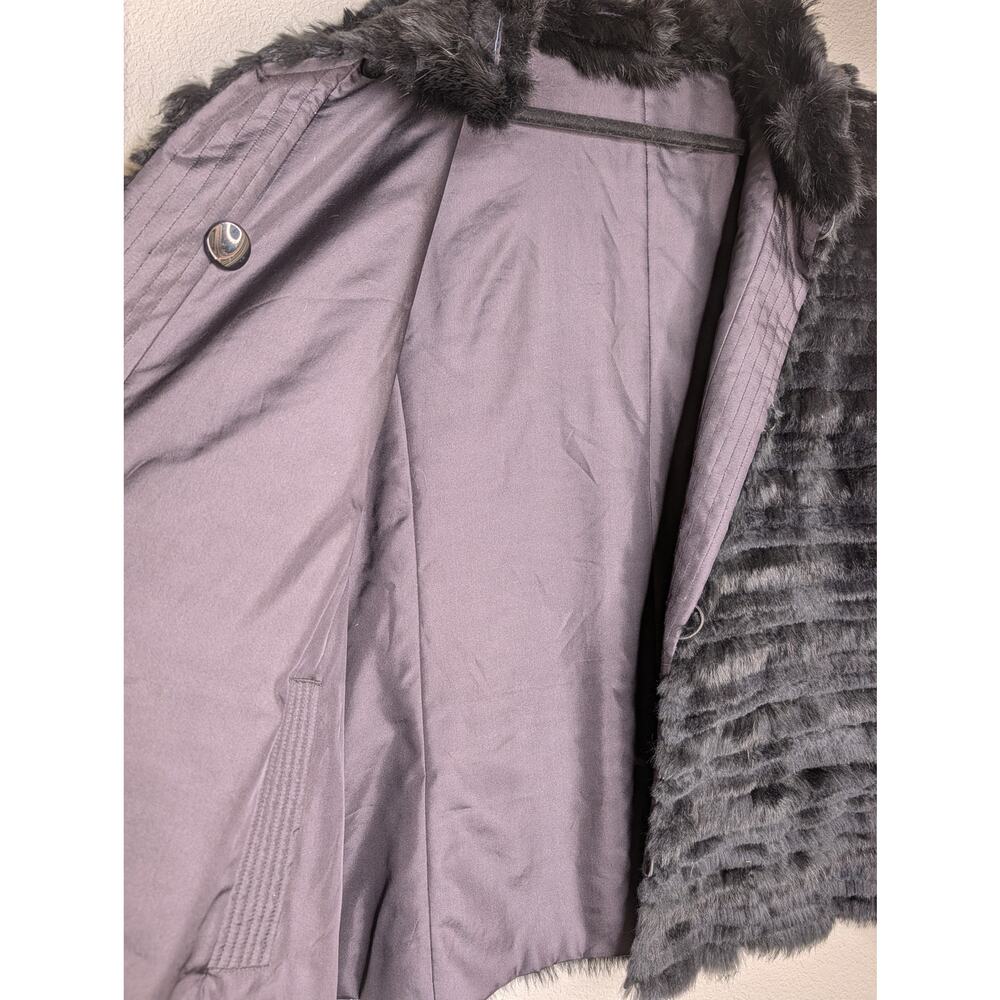 Vintage Luxury Real Rabbit Fur Vest Plus Size Button-Down - Picture 4 of 4